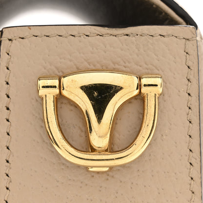 Gucci GG Supreme Monogram Textured Dollar Calfskin Web Mini Horsebit 1955 Shoulder Bag Beige Mystic White Oatmeal 11 of 11