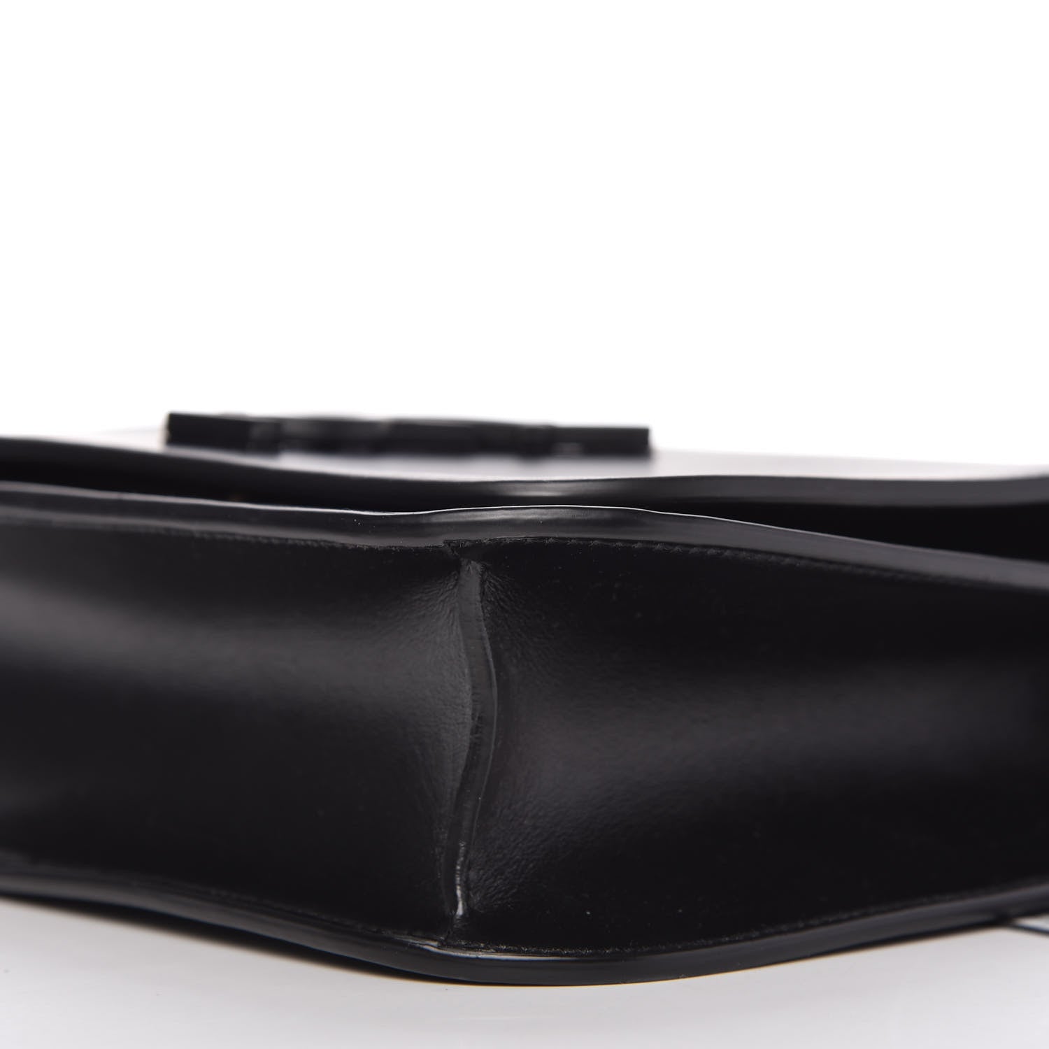 Saint Laurent Smooth Calfskin Small Spontini Saddle Bag Black 7 of 10