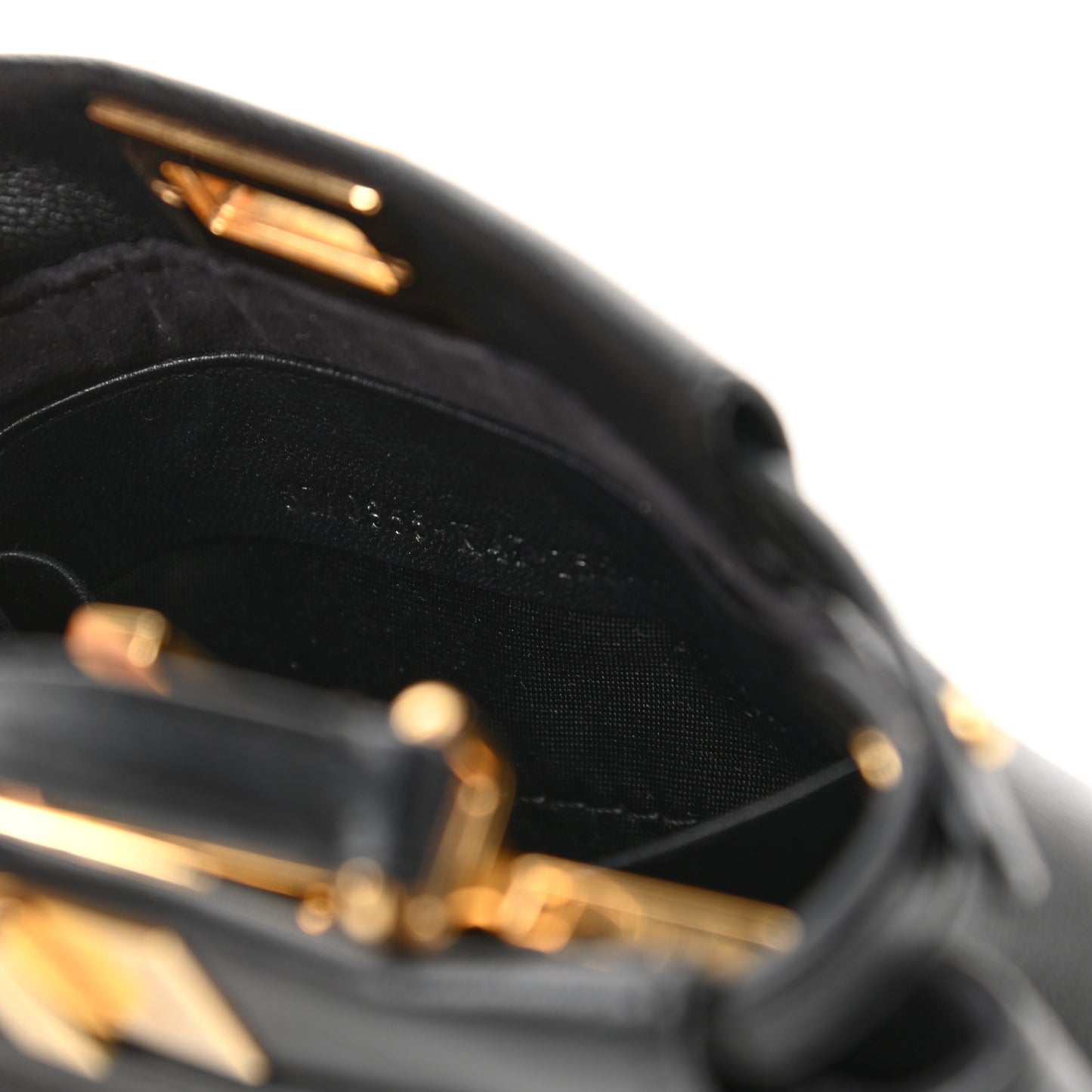 Nappa Micro Peekaboo Iconic Satchel Black