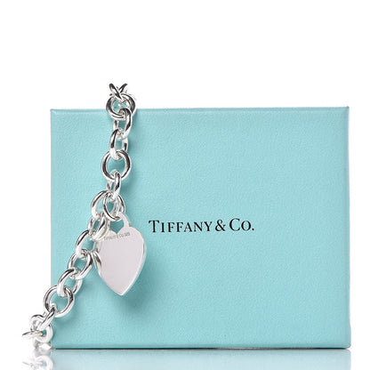Tiffany Sterling Silver Heart Tag Necklace 6 of 6