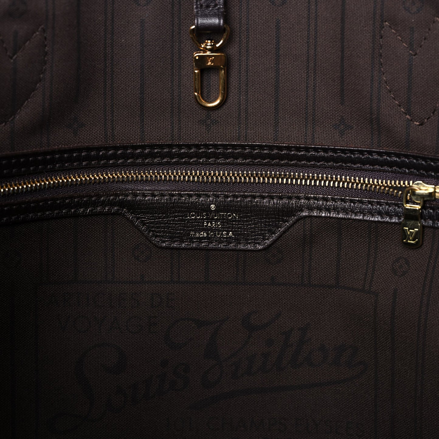 Monogram Idylle Neverfull MM Fusain