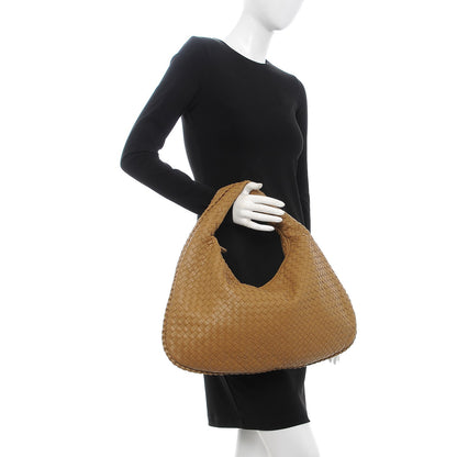 Bottega Veneta Nappa Intrecciato Large Veneta Hobo Camel 2 of 8