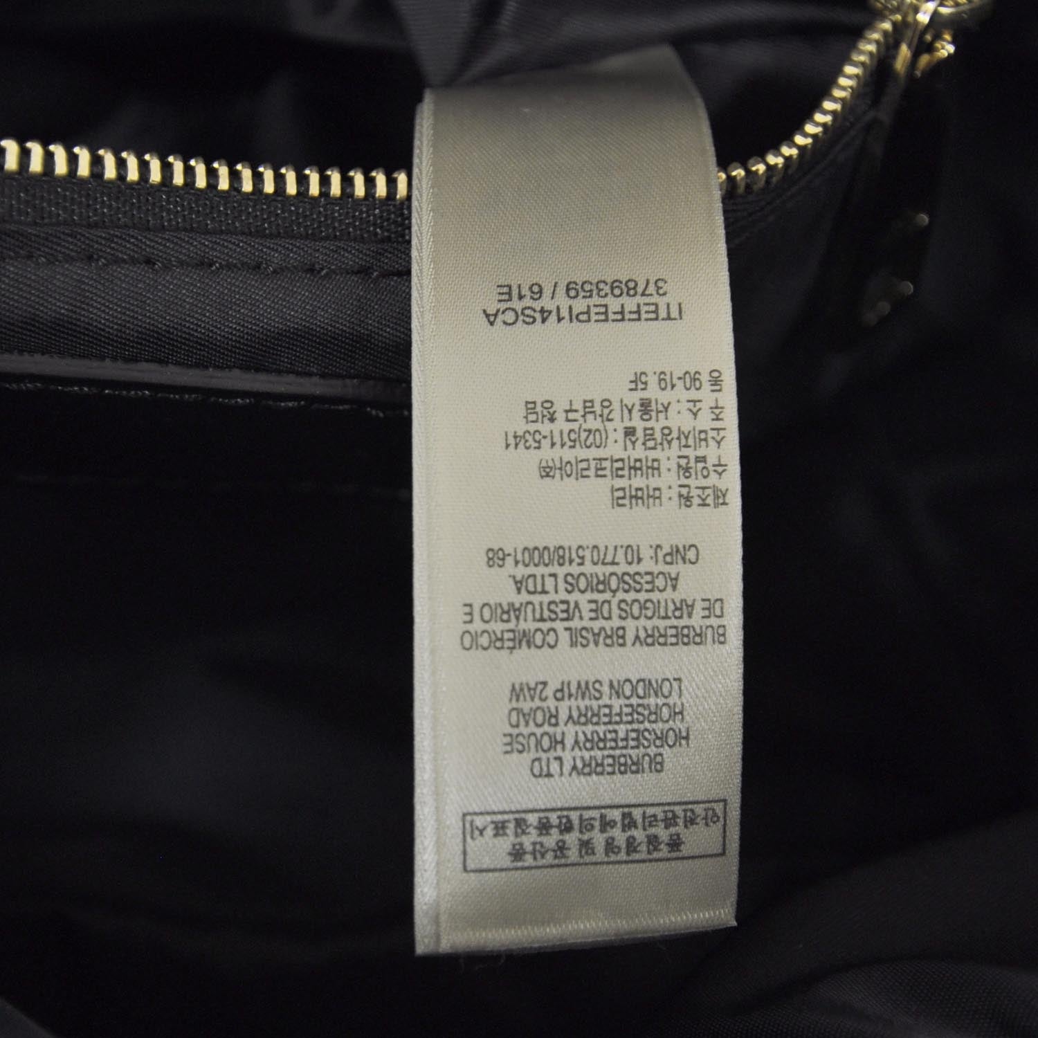 Burberry Alpaca Tassel Embellished Check Bowling Bag 11 of 12