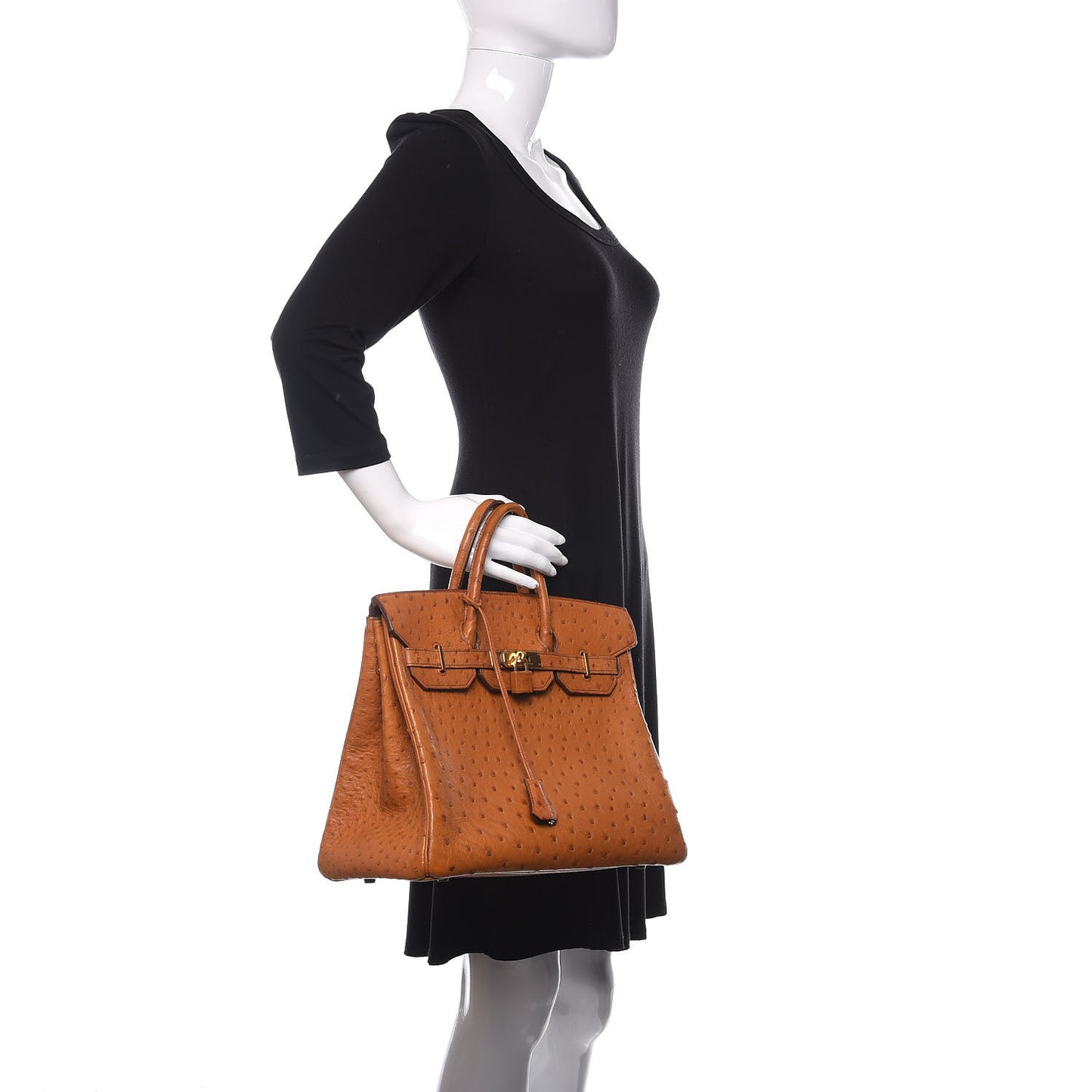 Ostrich HAC Birkin 32 Gold