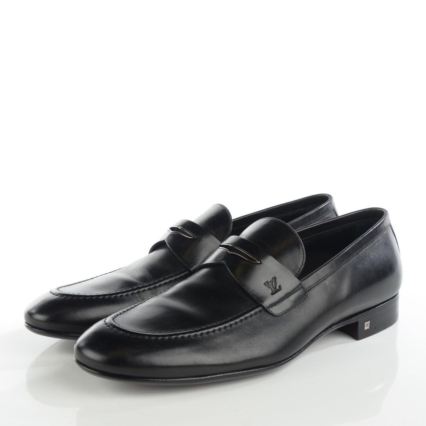 Mens Calfskin Earl Loafer Black 9.5