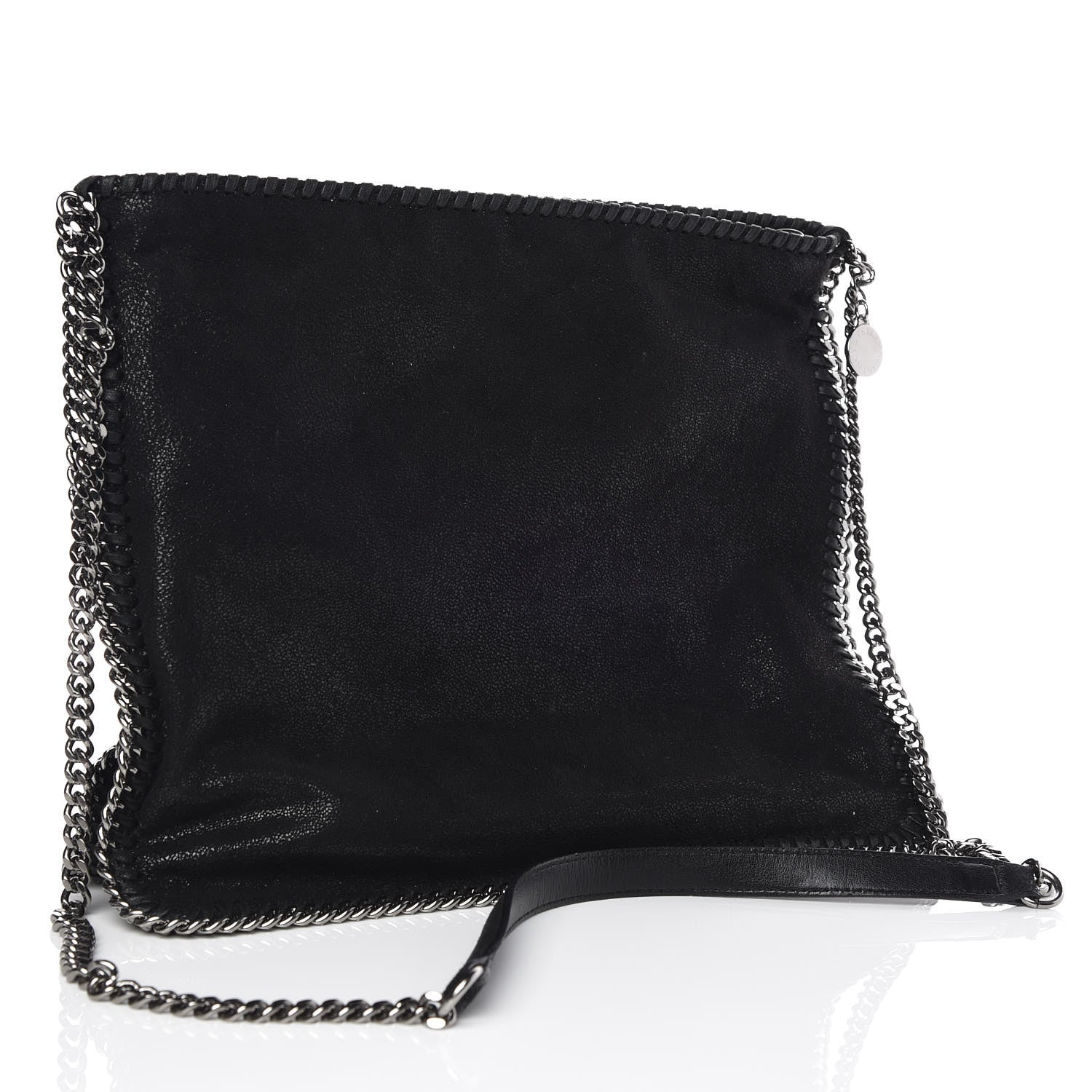 Stella McCartney Shaggy Deer Medium Falabella Crossbody Bag Black 3 of 10