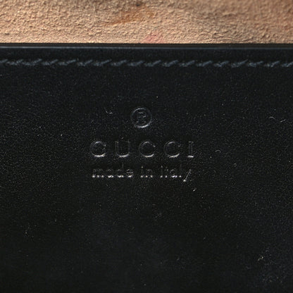 Gucci Calfskin Matelasse Small GG Marmont Chain Shoulder Bag Black 7 of 9