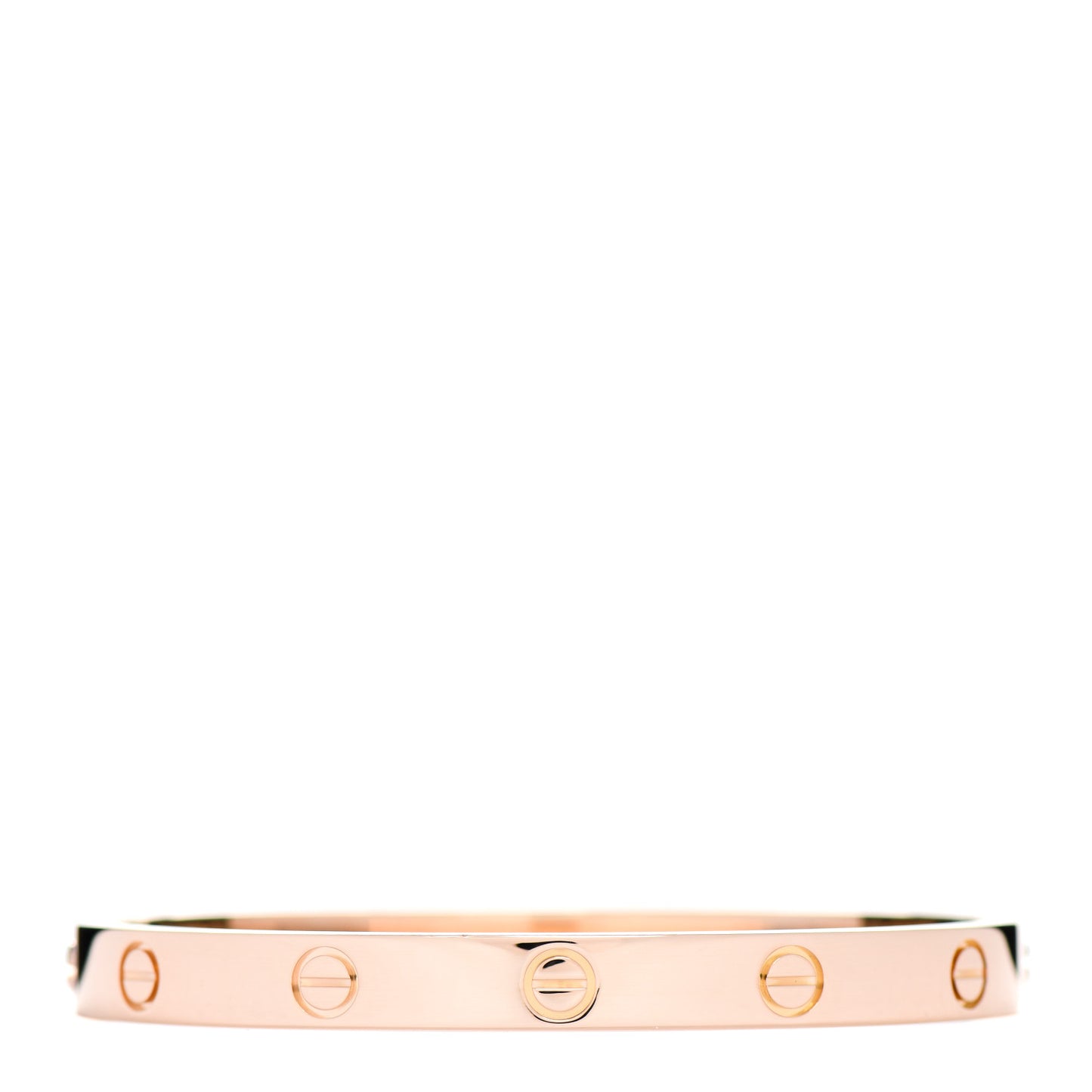 18K Pink Gold LOVE Bracelet 17