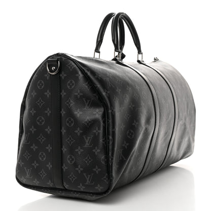 Louis Vuitton Monogram Eclipse Keepall Bandouliere 55 2 of 8