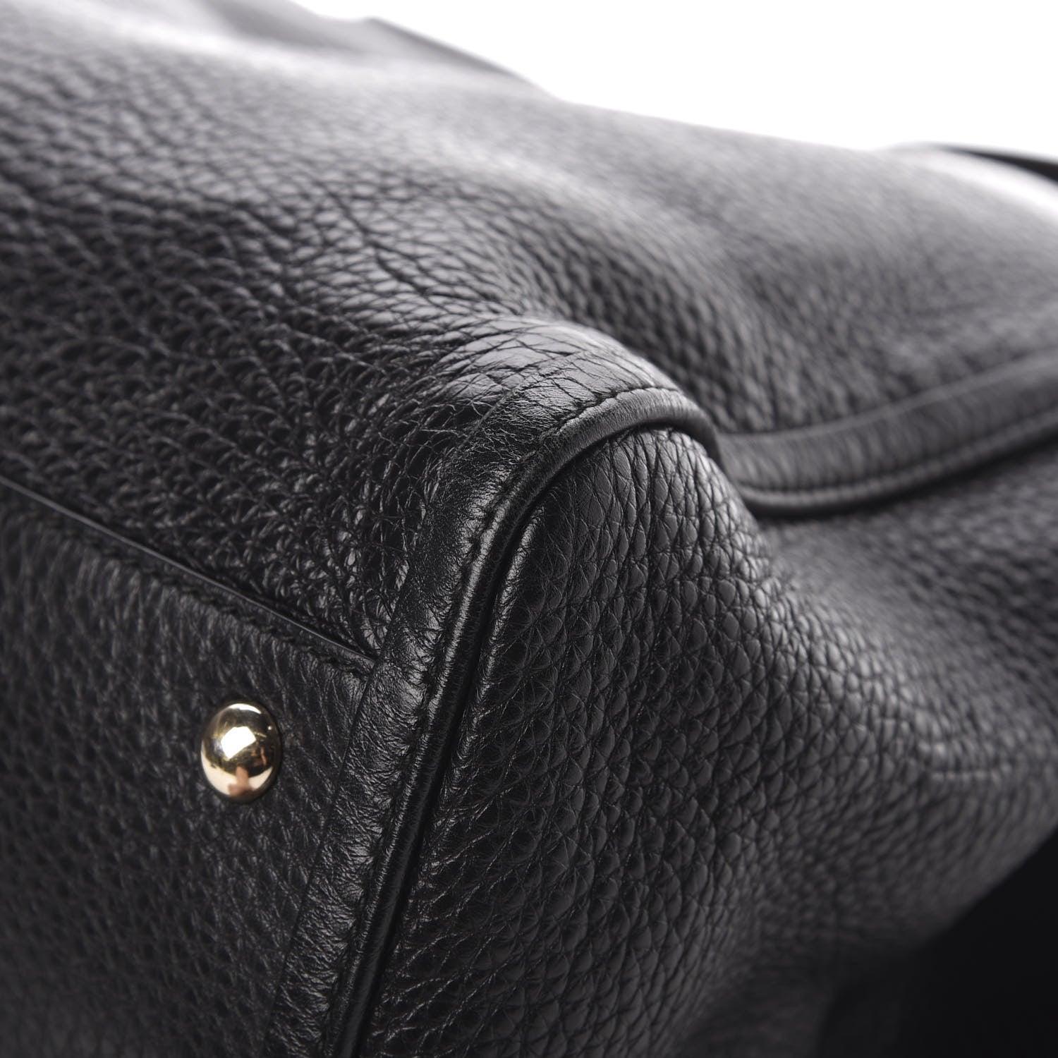Gucci Pebbled Calfskin Medium Soho Shoulder Bag Black 11 of 15