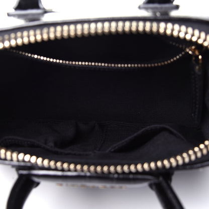 Givenchy Calfskin Crocodile Embossed Mini Antigona Black 6 of 11
