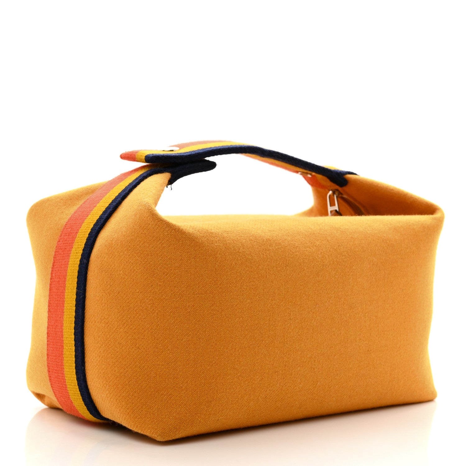 Hermes Canvas Large Bride-A-Brac Rocabar Pouch Ocre 3 of 7