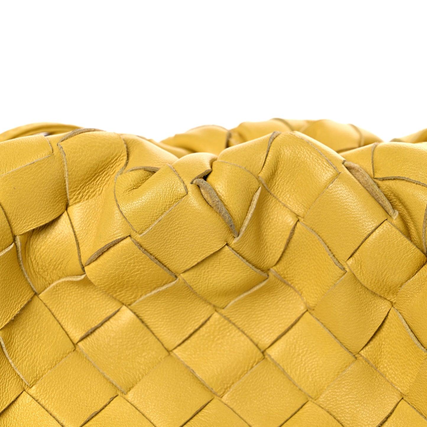 Nappa Intrecciato The Mini Pouch Buttercup