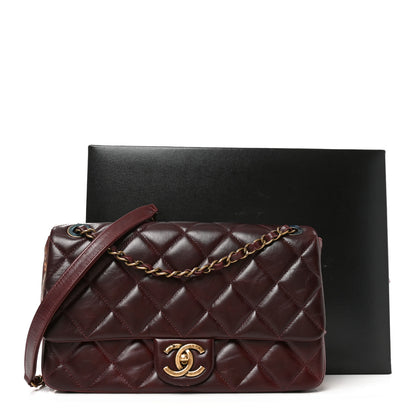 Chanel Hot Stamping Calfskin Tale Of Salzburg Flap Burgundy 11 of 11