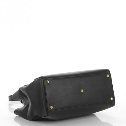 Fendi Vitello Elite Regular 2Jours Tote Caffe Noir 4 of 7