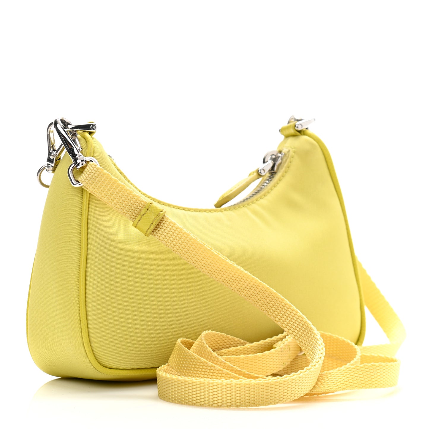 Tessuto Nylon Saffiano Mini Re-Edition 2000 Shoulder Bag Ananas