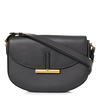 Tom Ford Calfskin Sasha Shoulder Bag Dark Grey 1 of 20