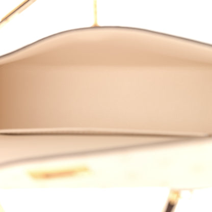 Hermes Ostrich Kelly Sellier Mini 20 Nata 5 of 12
