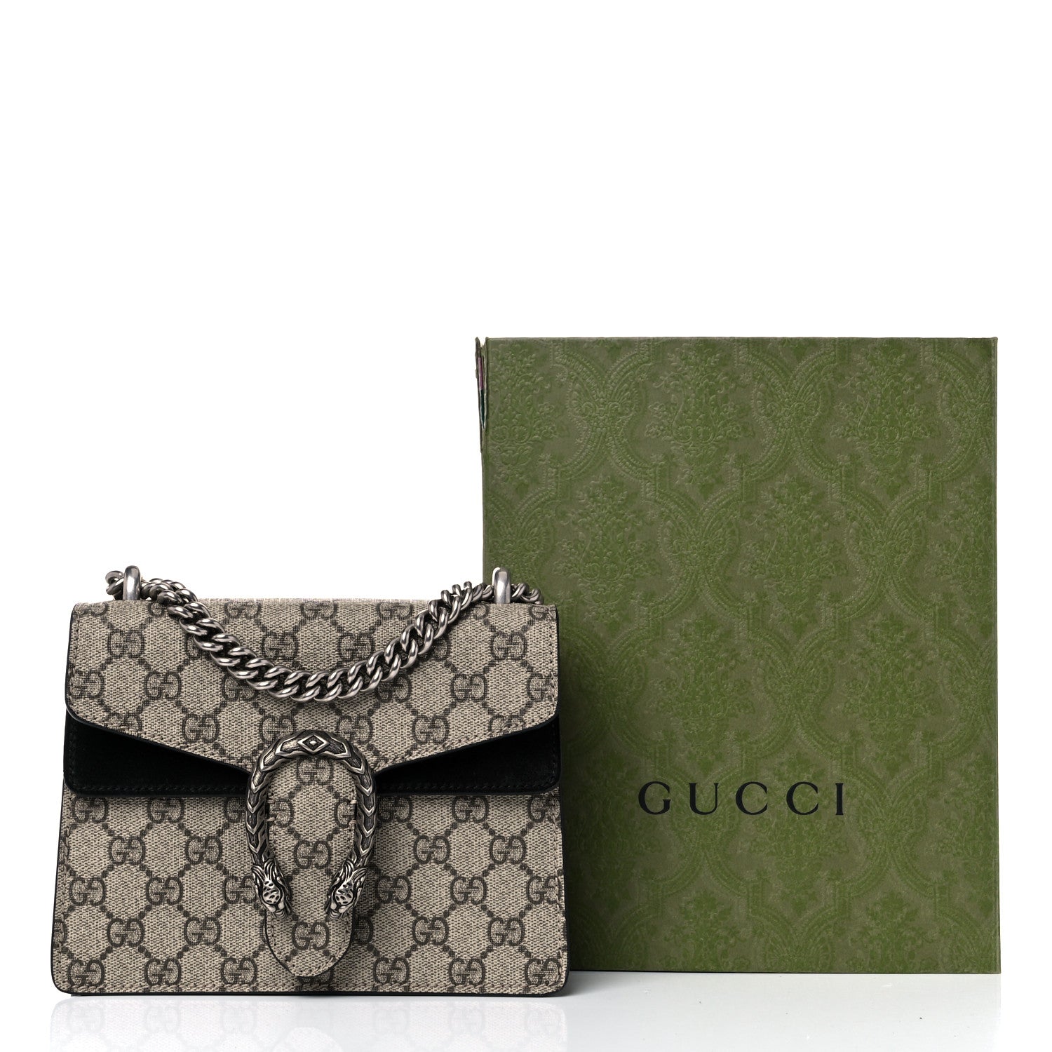 Gucci GG Supreme Monogram Mini Dionysus Shoulder Bag Black 13 of 13