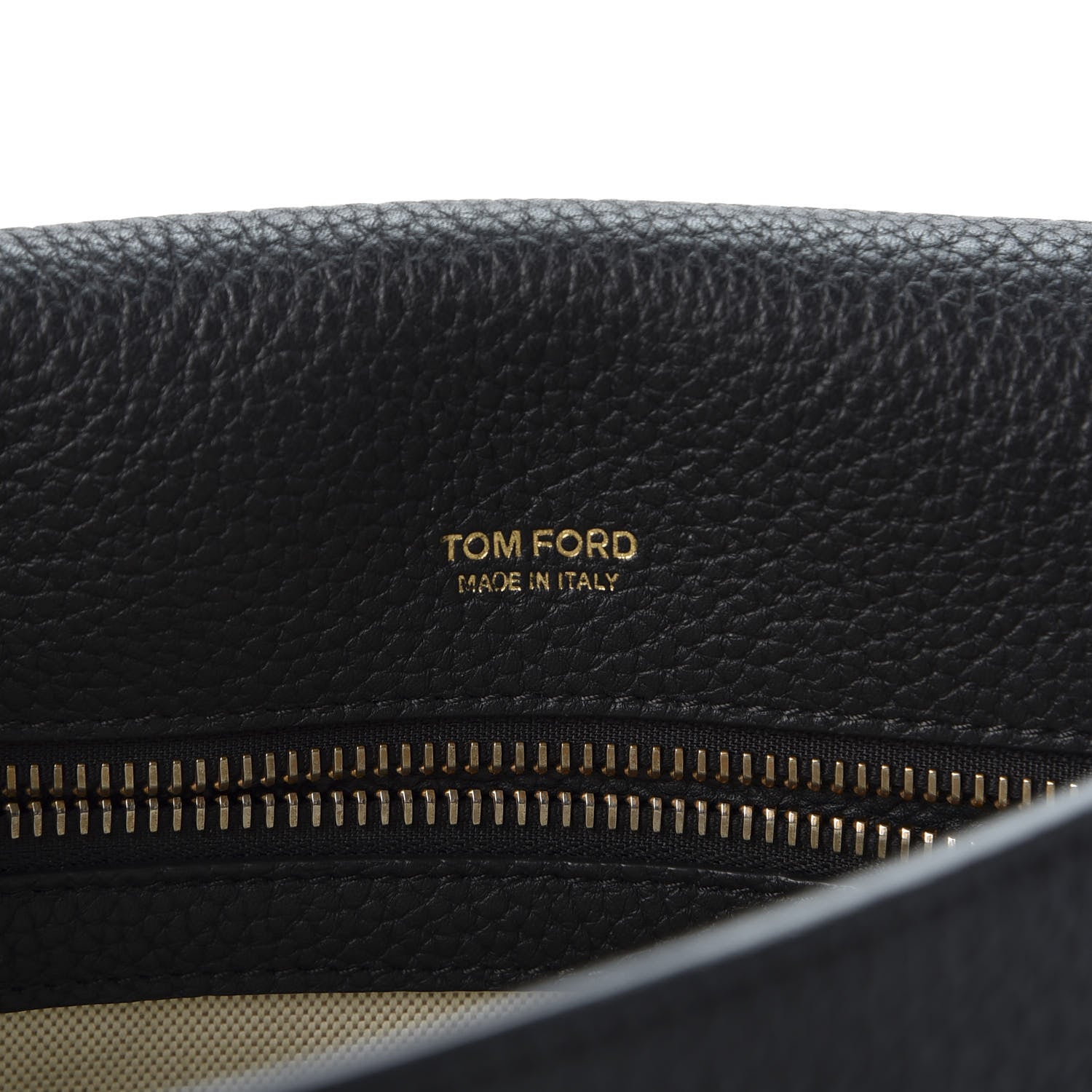Tom Ford Calfskin Large T Clasp Tara Crossbody Bag Black 8 of 10