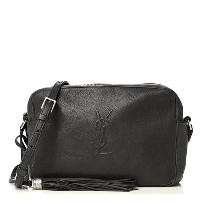 Saint Laurent Lambskin Monogram Small Lou Camera Bag Asphalt 1 of 8