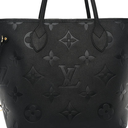 Louis Vuitton Empreinte Monogram Giant Neverfull MM Black 8 of 10