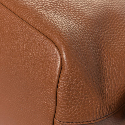 Prada Vitello Daino Dome Satchel Cuoio 10 of 14