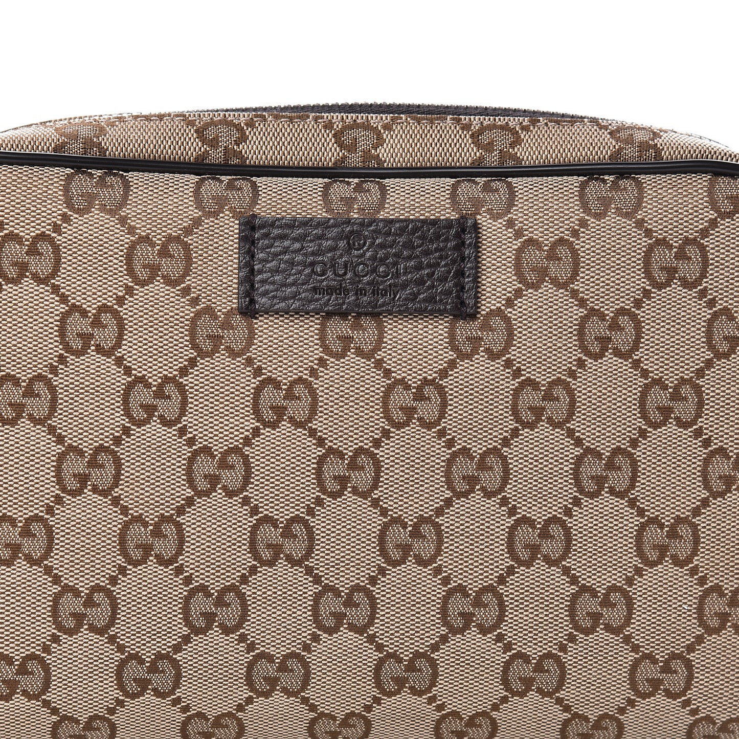 Monogram Belt Bag Dark Brown