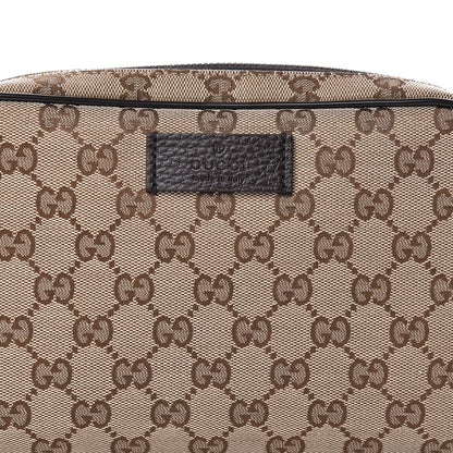 Gucci Monogram Belt Bag Dark Brown 10 of 10