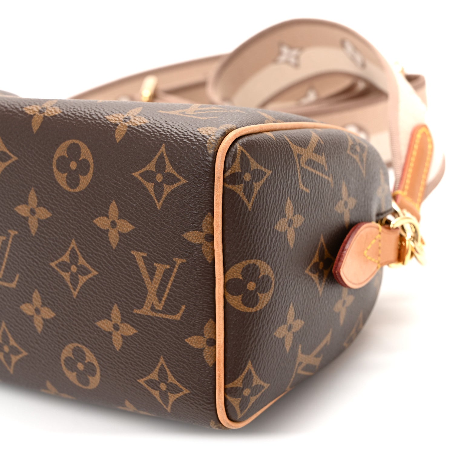 Louis Vuitton Monogram Speedy Bandouliere 20 Beige 9 of 11