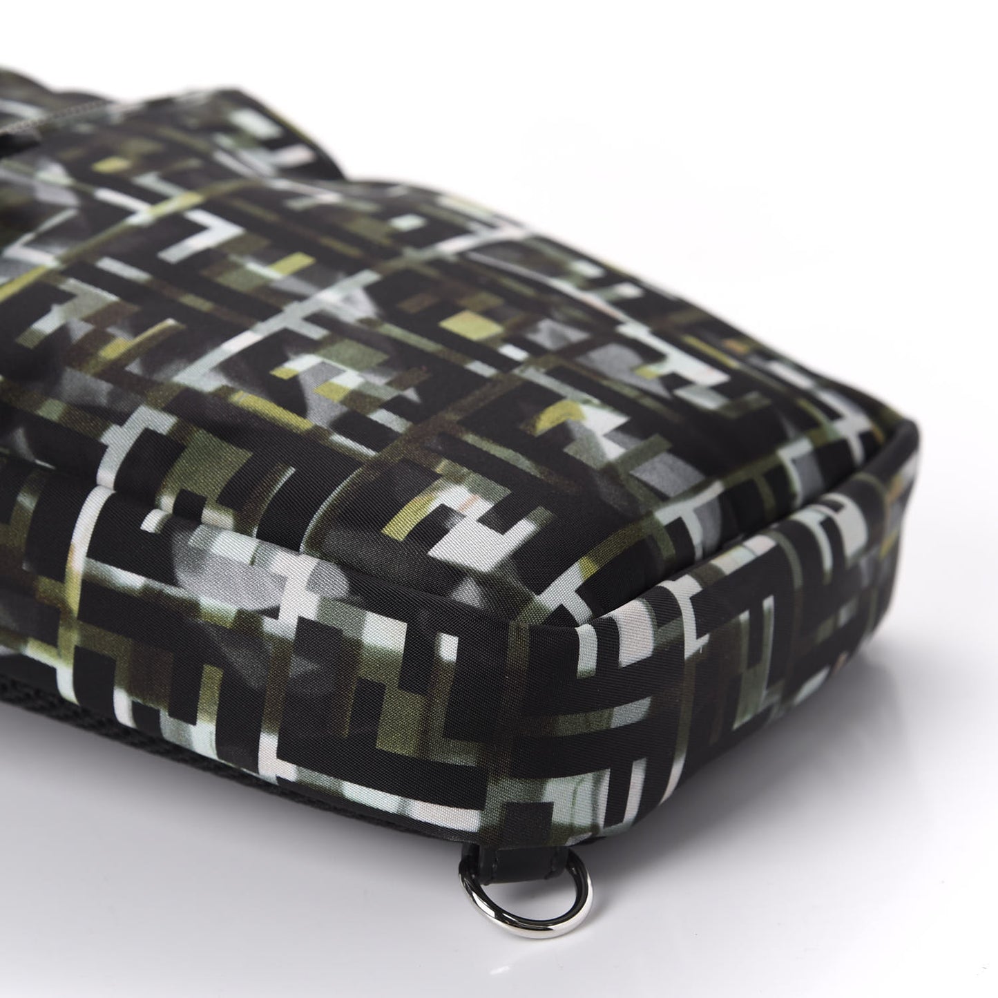 Nylon CamouFF Sling Bag Black Multicolor