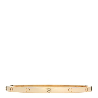 Cartier 18K Yellow Gold Small LOVE Bracelet 17 2 of 7