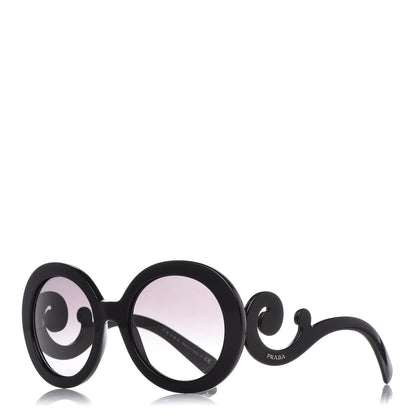 Prada Baroque Sunglasses SPR 27N Black 1 of 7