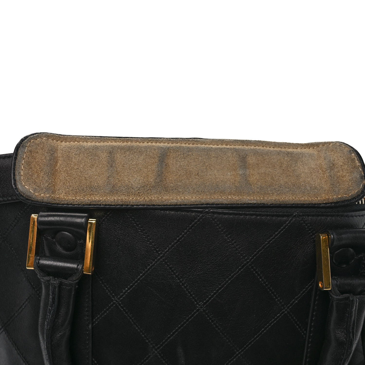 Chanel Calfskin Stitched CC Boston Black 12 of 12