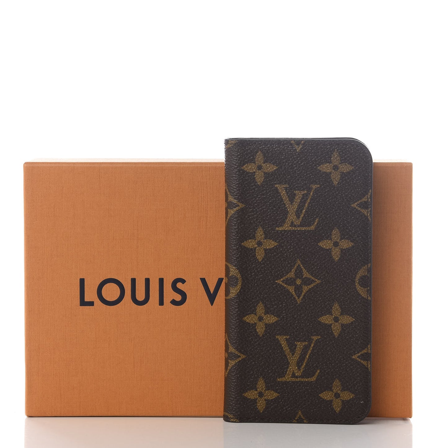 Monogram iPhone X Folio Case