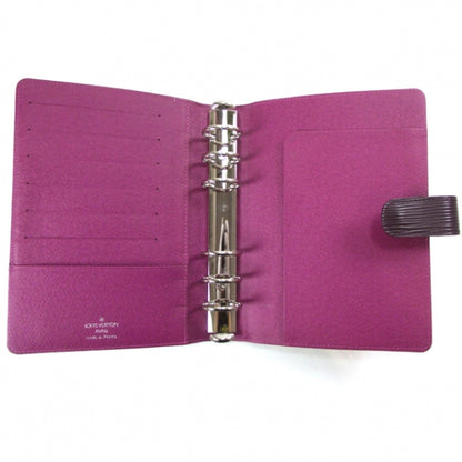 Louis Vuitton Epi Agenda Medium Ring Agenda Cassis 6 of 9