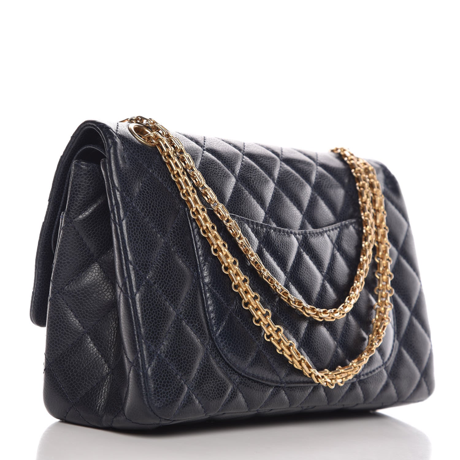 Chanel Caviar Quilted 2.55 Reissue 226 Flap Navy 4 of 13
