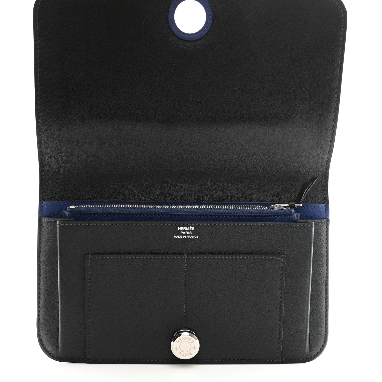 Hermes Swift Dogon Duo Wallet Black 6 of 10