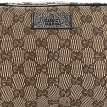 Gucci Monogram Belt Bag Dark Brown 8 of 10