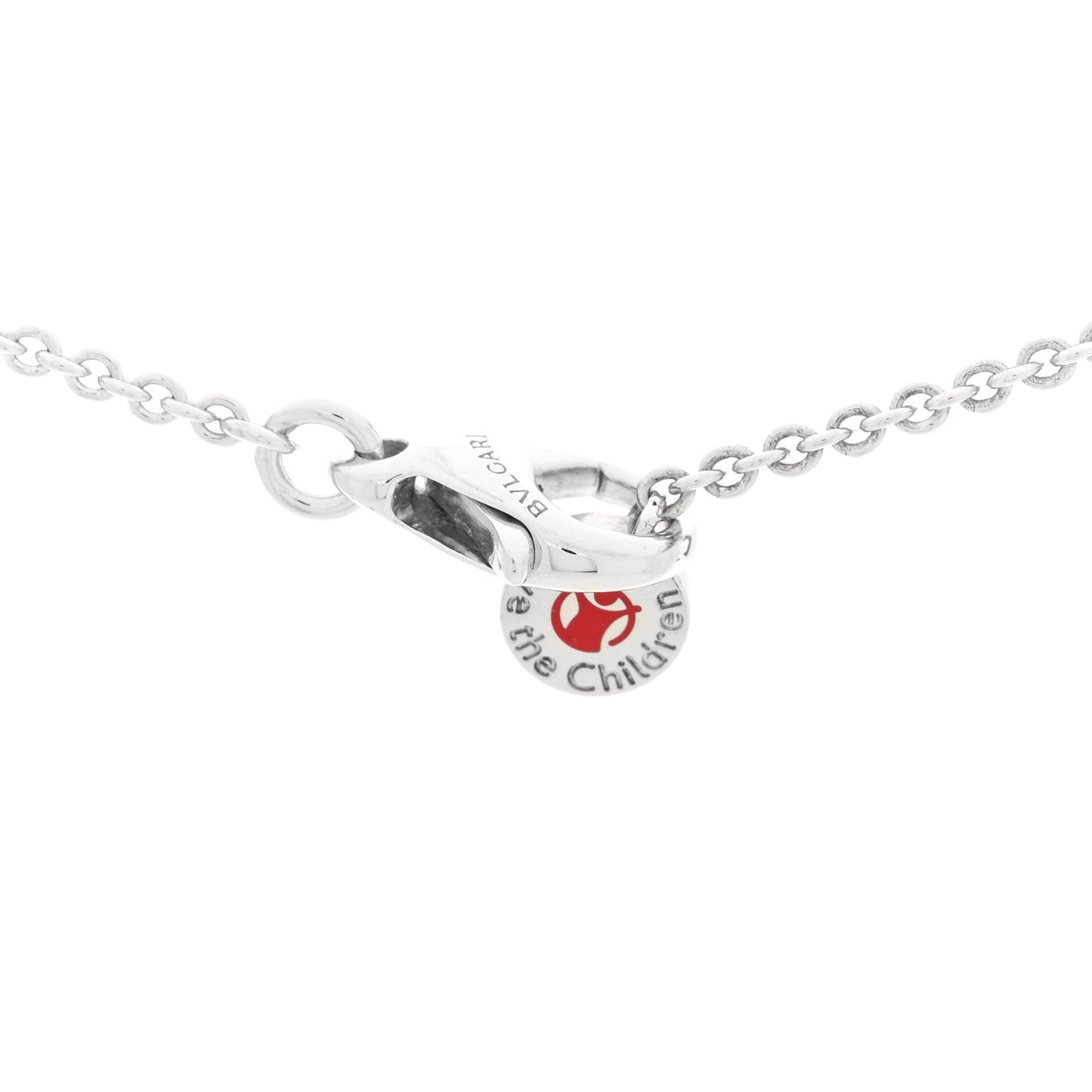 Sterling Silver Ceramic Save The Children Pendant Necklace