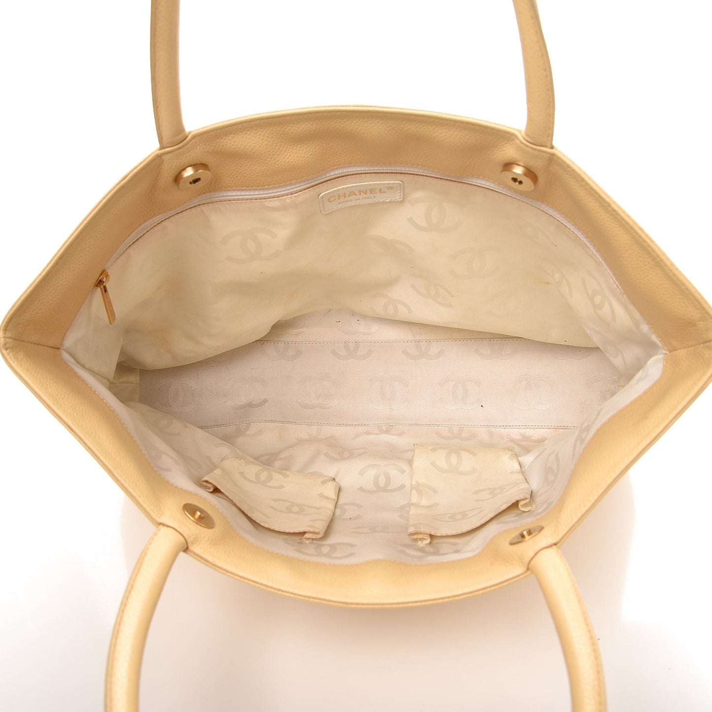 Caviar CC Tote Beige Clair