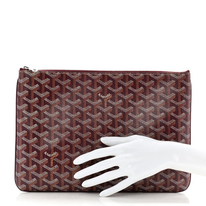 Goyard Goyardine Senat Pochette Burgundy 2 of 7