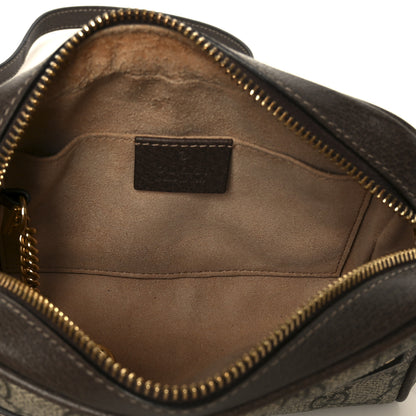 Gucci GG Supreme Monogram Web Mini Ophidia Shoulder Bag Brown 5 of 10