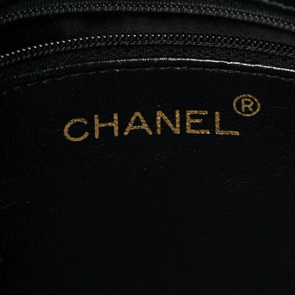 Chanel Patent Quilted Tassel Camera Case Black 6 of 12