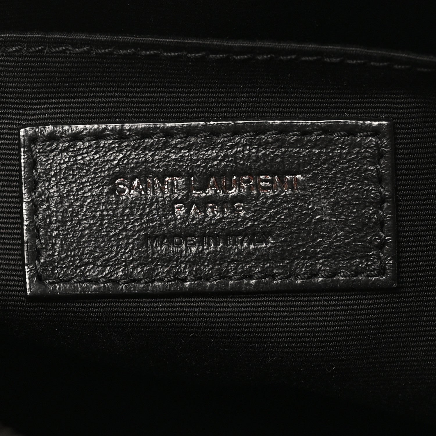 Saint Laurent Calfskin Matelasse Monogram Lou Camera Bag Black 6 of 10