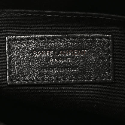 Saint Laurent Calfskin Matelasse Monogram Lou Camera Bag Black 6 of 10