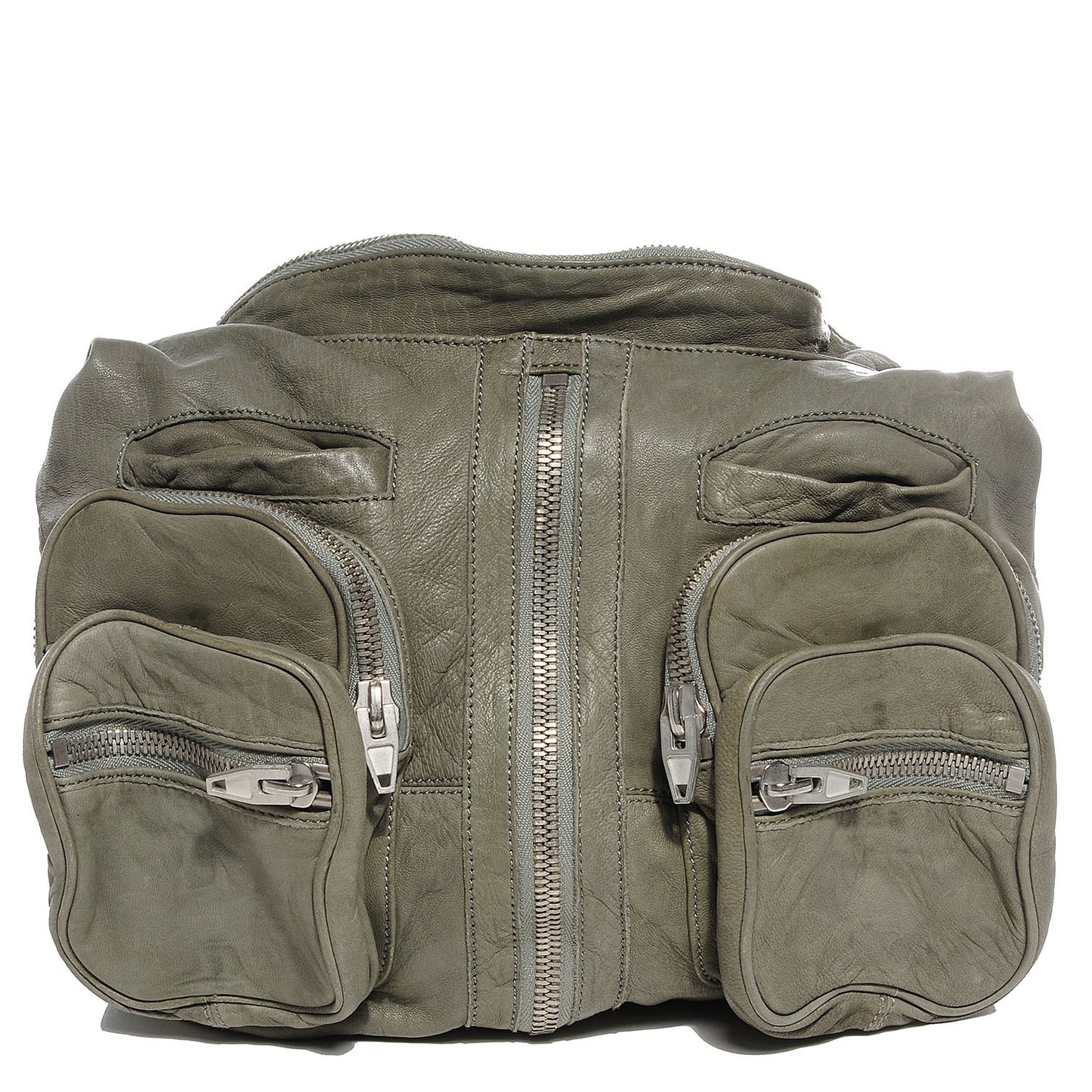 Lambskin Donna Hobo Green