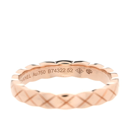 Chanel 18K Beige Gold Mini Coco Crush Ring 52 6 5 of 5