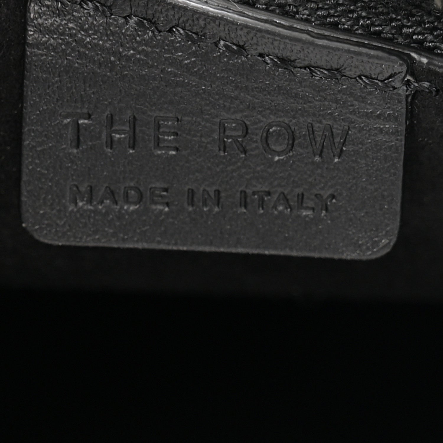 The Row Smooth Calfskin Half Moon Shoulder Bag Black 6 of 12