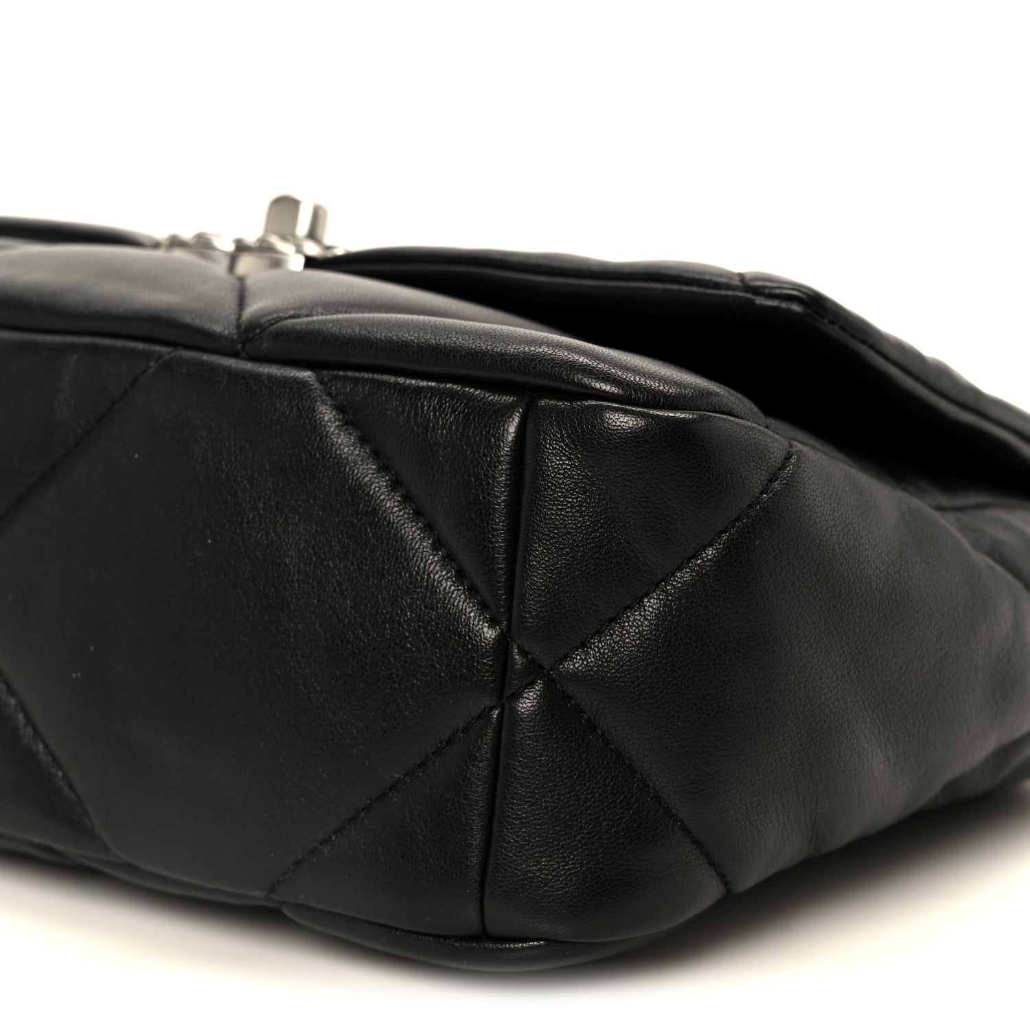 Chanel Lambskin Quilted Medium Chanel 19 Flap Black 10 of 10